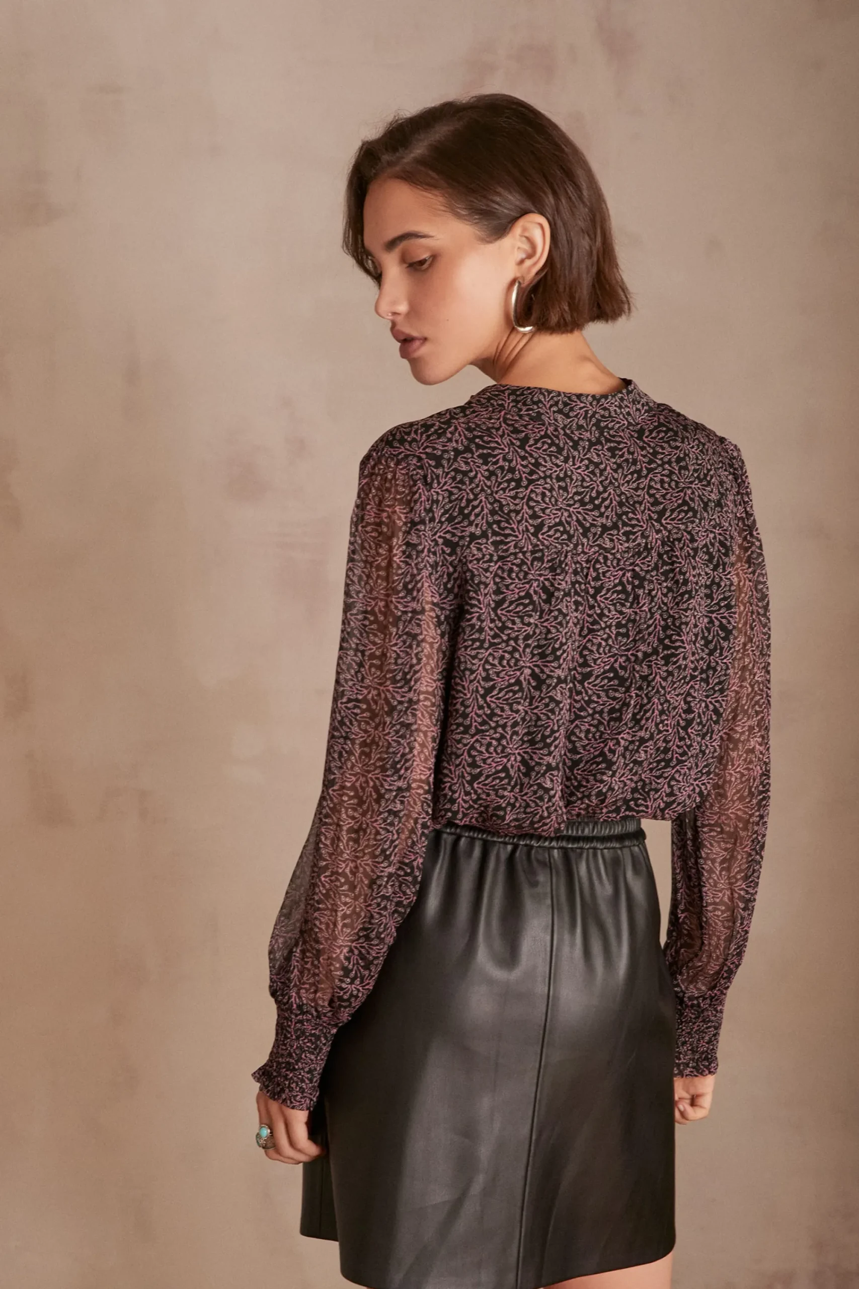Maison 123 Blouses Et Chemises Imprimées>Blouse BASILIA BORDEAUX