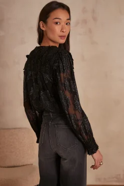 Maison 123 Blouses Et Chemises Noires><noscript><img width=