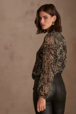 Maison 123 Blouses Et Chemises Imprimées|Blouses Et Chemises Noires><noscript><img width=