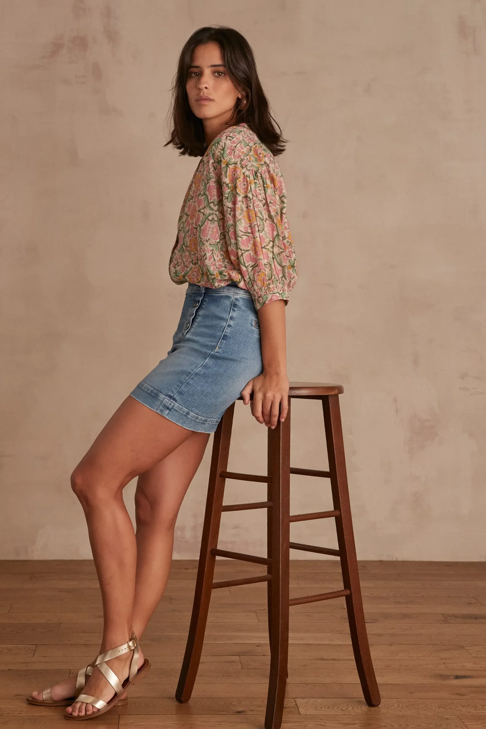Maison 123 Blouses Et Chemises Imprimées|Blouses Et Chemises En Coton>BLOUSE BLISS PRIMEROSE