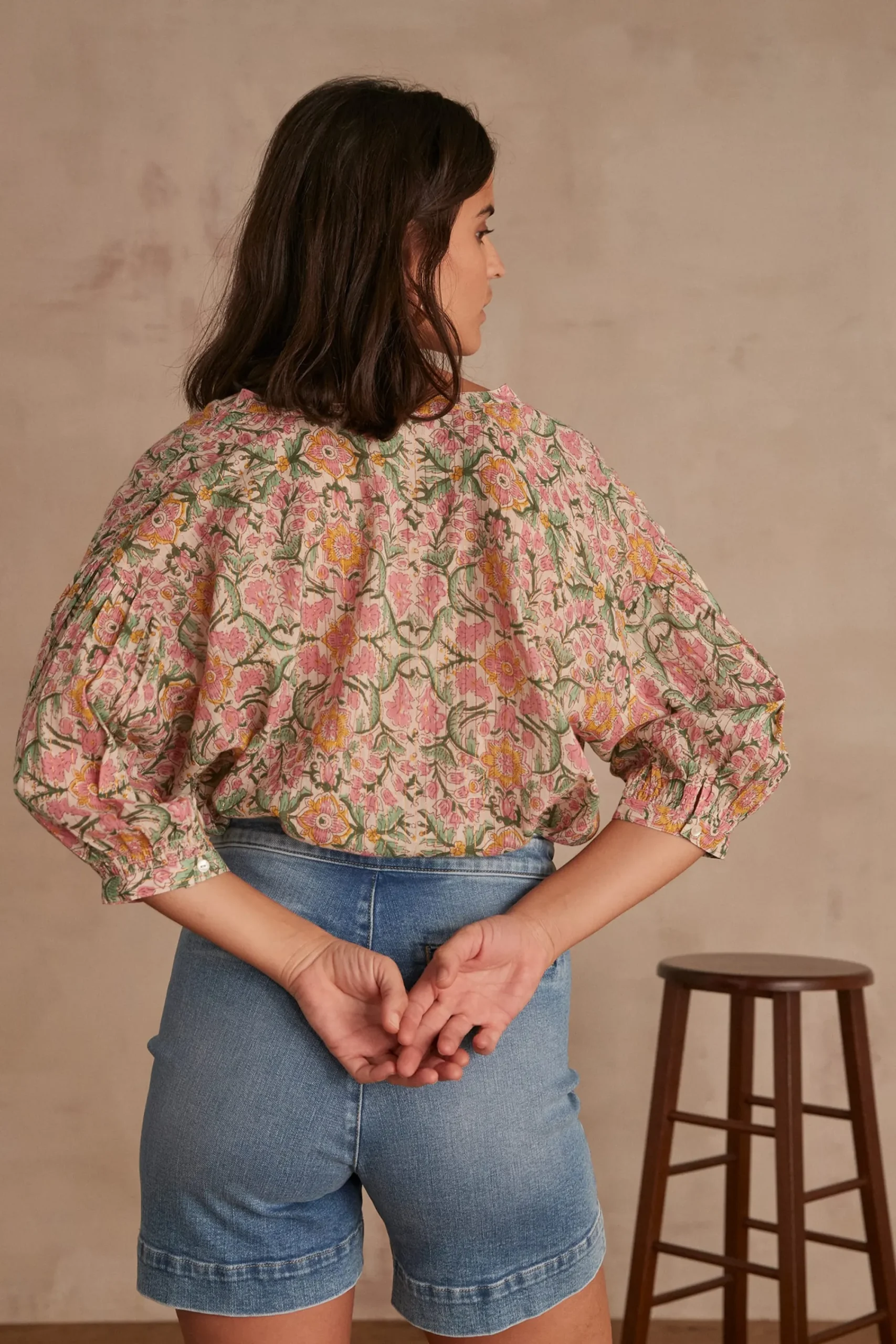 Maison 123 Blouses Et Chemises Imprimées|Blouses Et Chemises En Coton>BLOUSE BLISS PRIMEROSE
