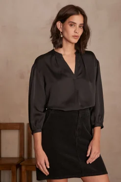 Maison 123 Blouses Et Chemises Noires>Blouse BRADY NOIR