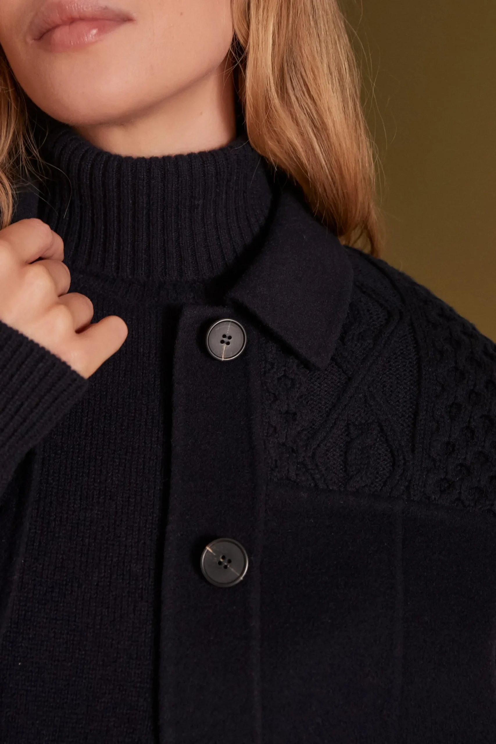 Maison 123 Manteaux Courts|Manteaux En Laine>Blouson unisexe SACHA MARINE