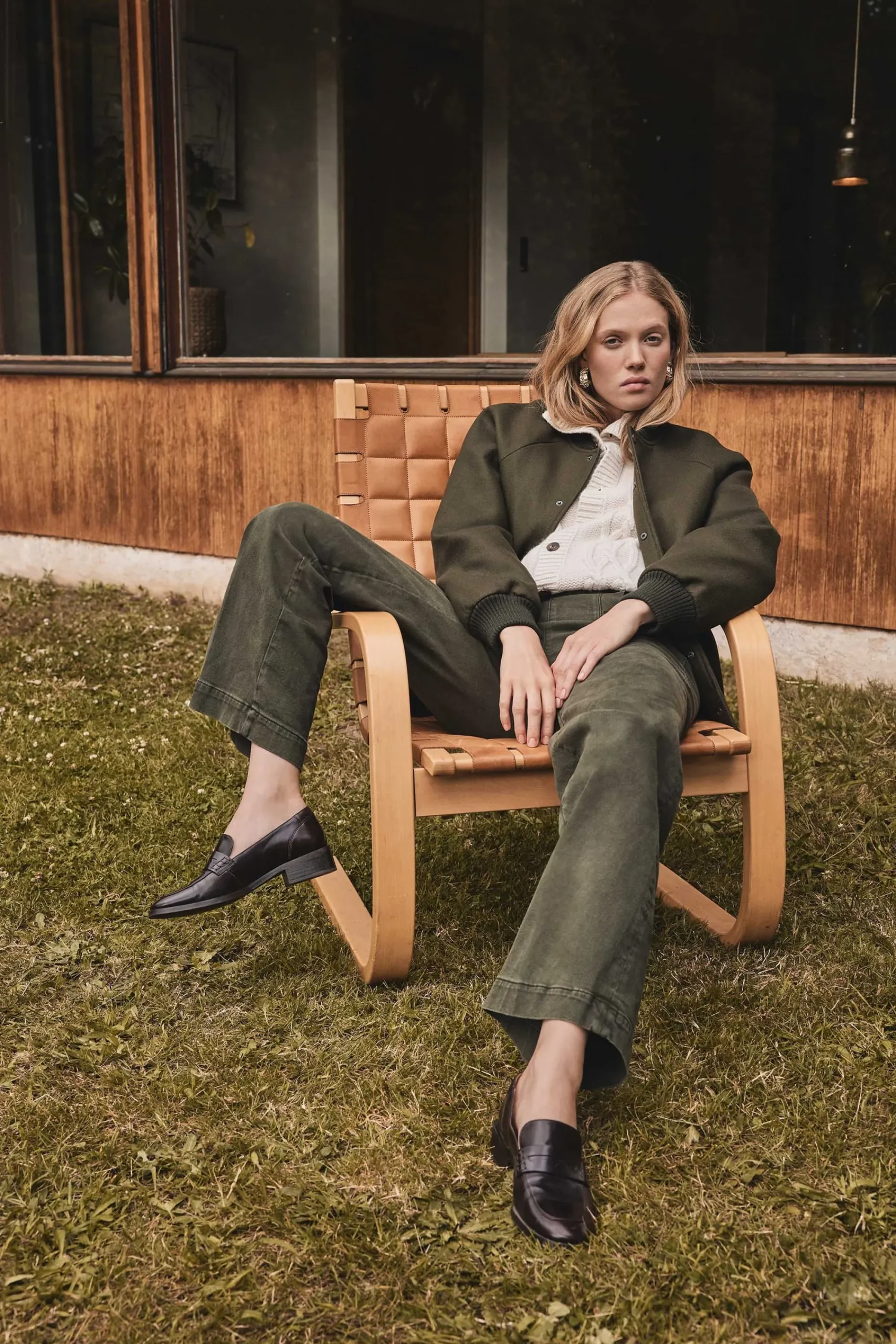 Maison 123 Manteaux Courts|Manteaux En Laine>Bombers unisexe KIM KAKI