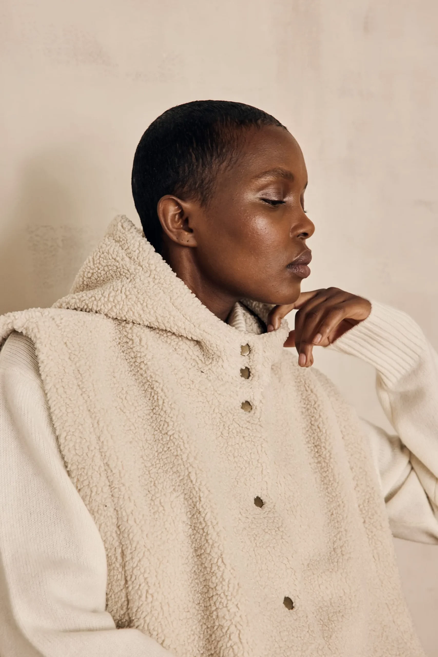 Maison 123 Echarpes|Cols Et Plastrons>Capuche-plastron LEON NATUREL
