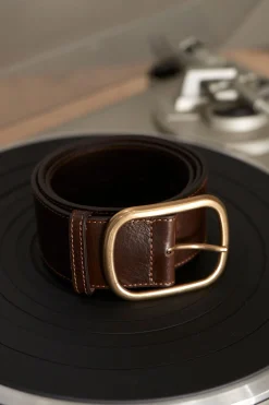 Maison 123 Ceintures>Ceinture JULIAN CHOCOLAT