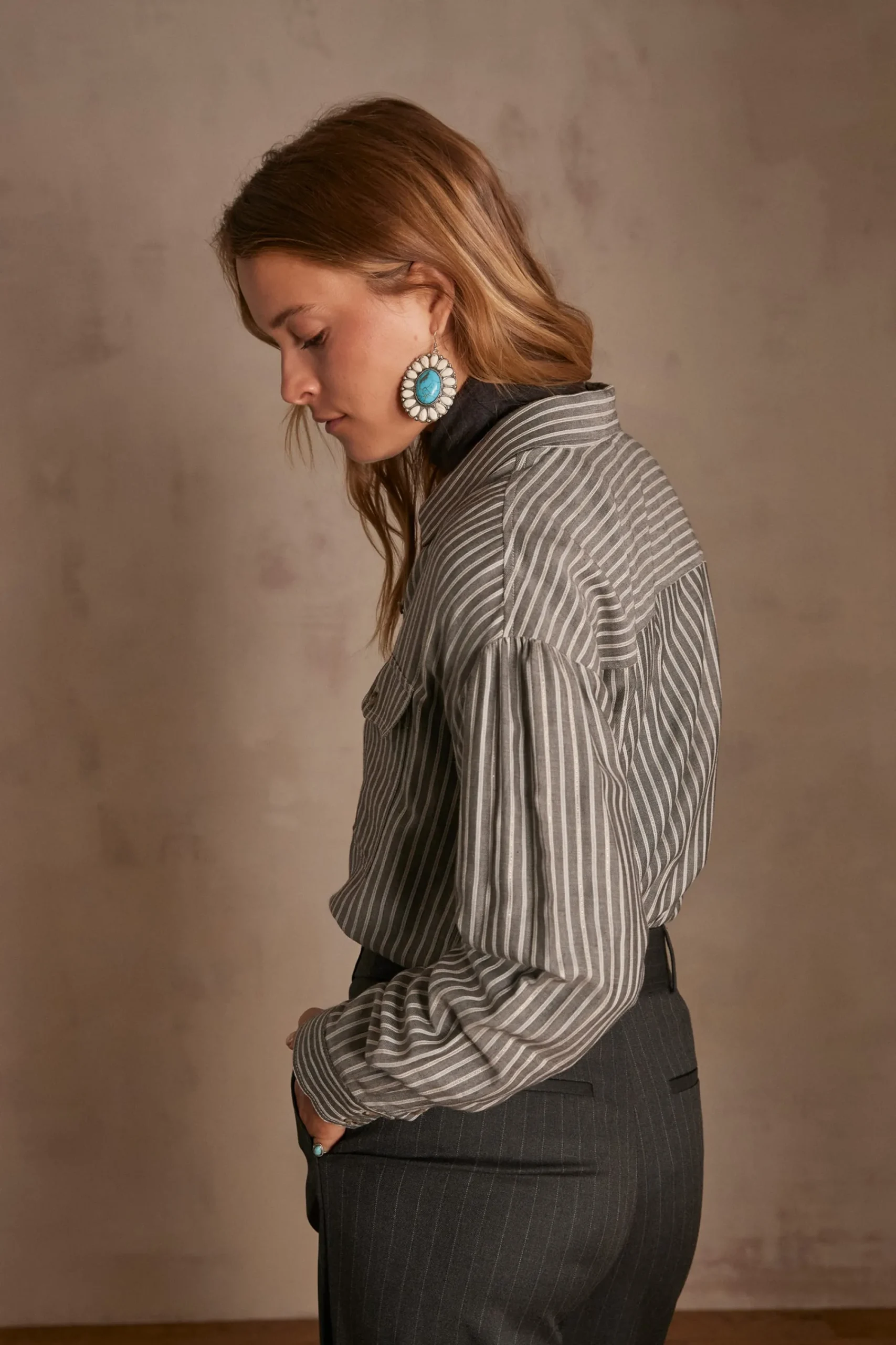Maison 123 Blouses Et Chemises Imprimées>Chemise BARRY CHINE CLAIR