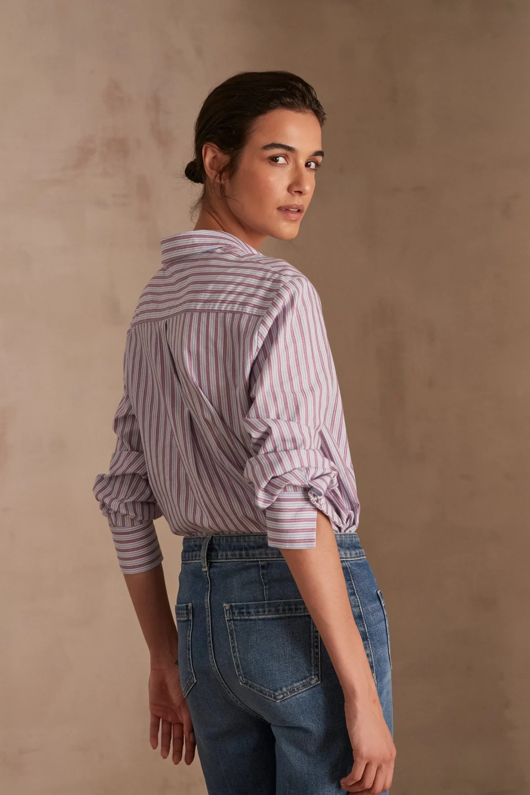 Maison 123 Blouses Et Chemises Imprimées|Blouses Et Chemises En Coton>Chemise ESMERALDA BORDEAUX