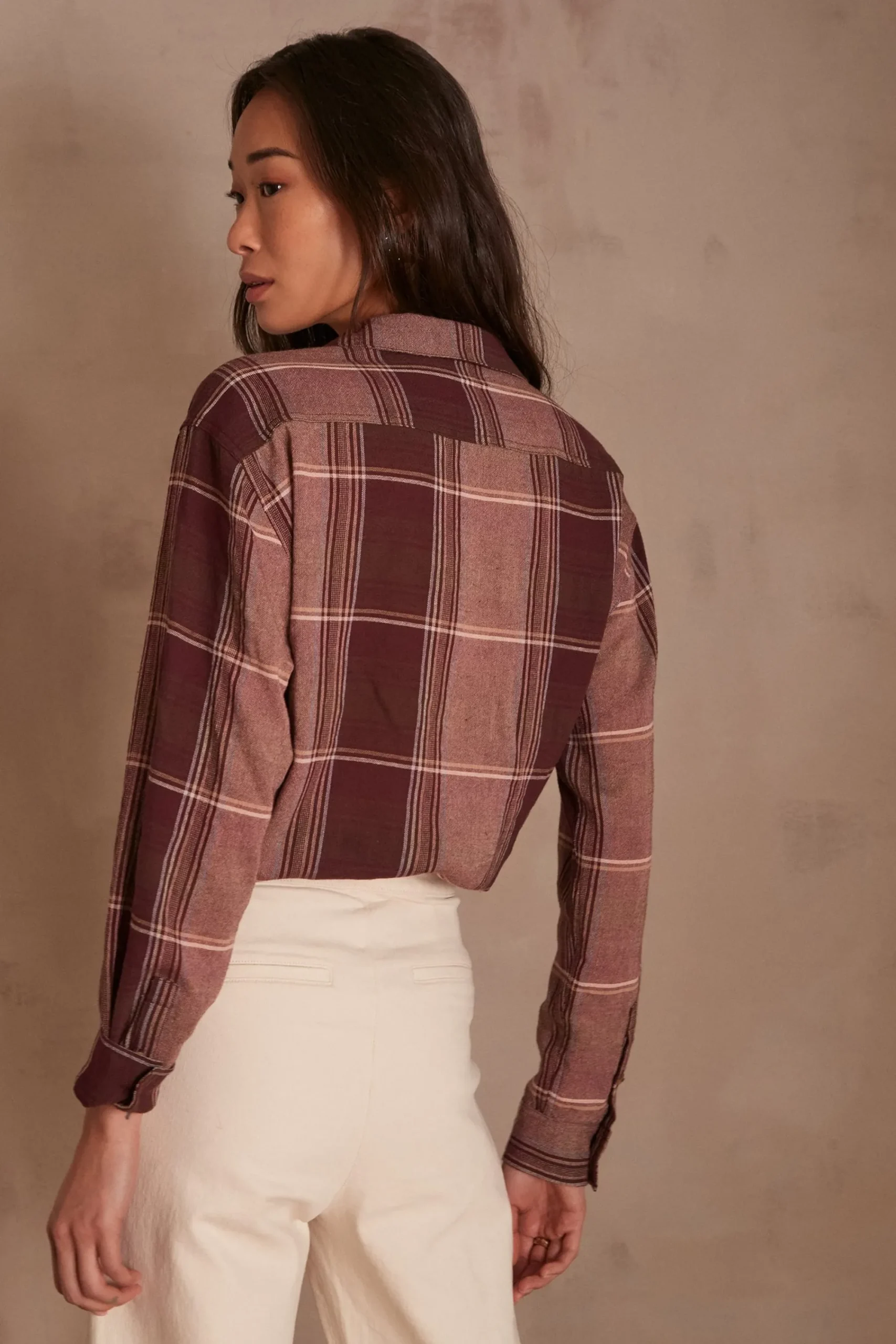 Maison 123 Blouses Et Chemises Imprimées|Blouses Et Chemises En Coton>Chemise PETRA ROSE FONCE