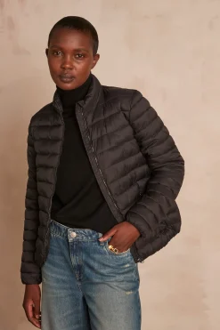 Maison 123 Manteaux Courts|Manteaux Noirs>Doudoune fine Olivia NOIR