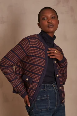 Maison 123 Gilets Courts>Gilet CLARA CANNELLE