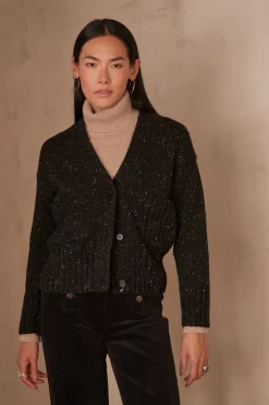 Maison 123 Gilets Courts>Gilet CONSTANT NOIR
