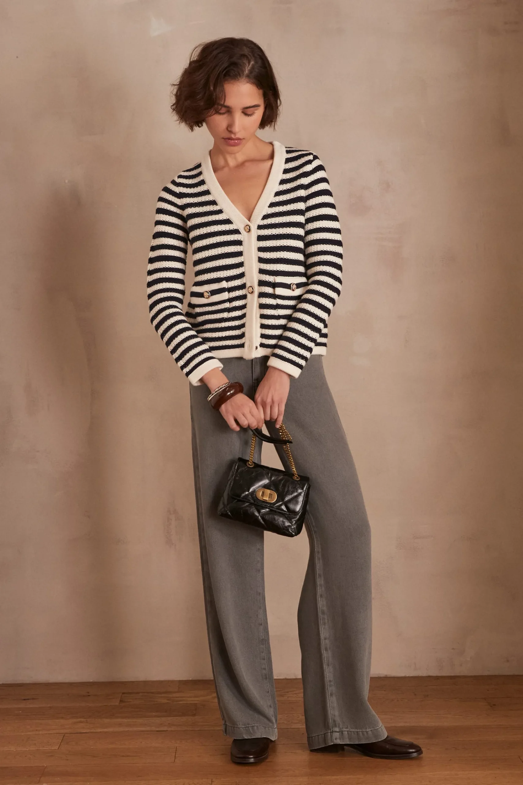 Maison 123 Gilets Courts>Gilet SOFIA MARINE
