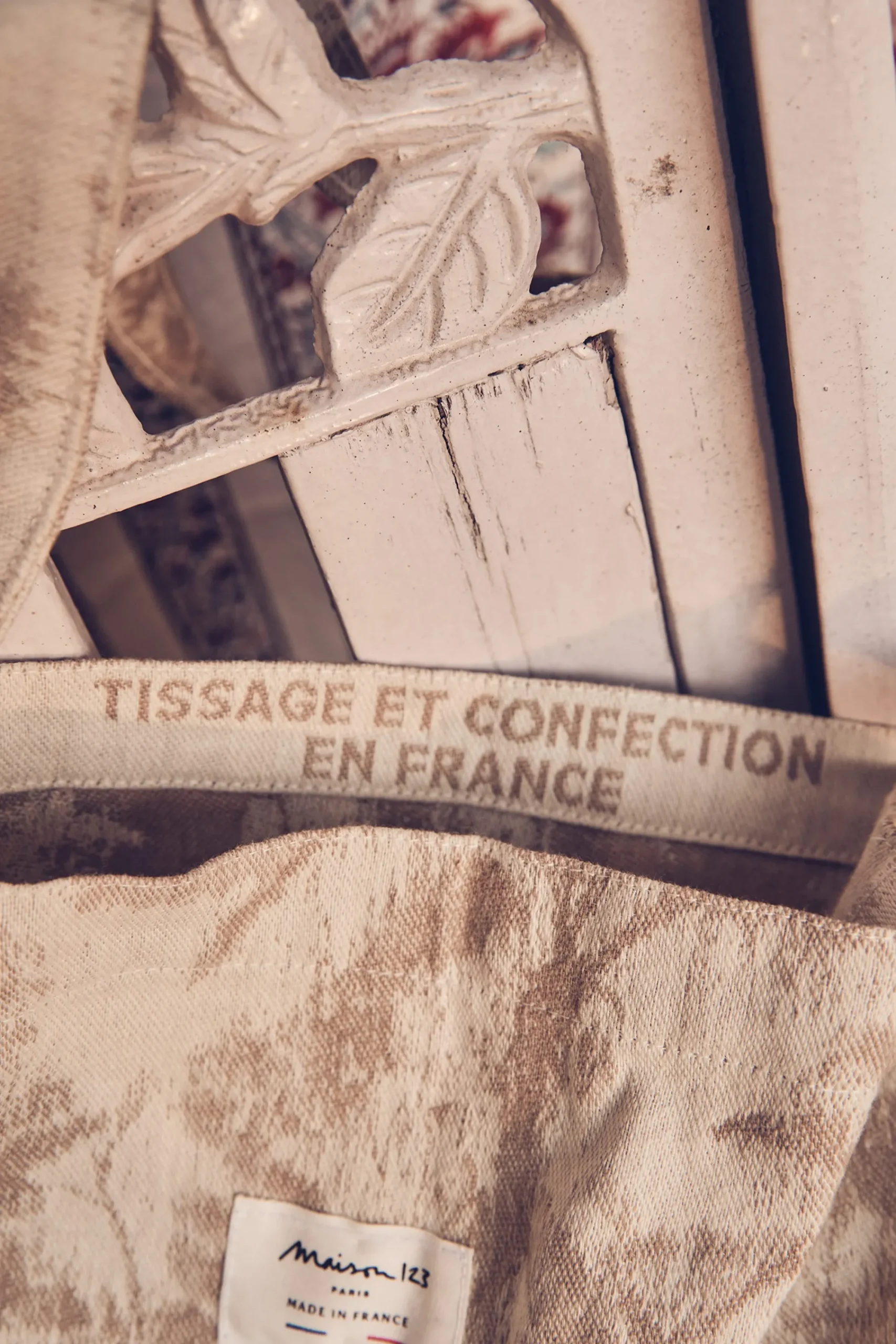 Maison 123 Les Sacs|Tote Bag>Grand tote bag en coton recyclé BEIGE