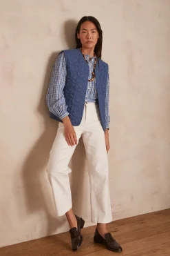 Maison 123 Jeans Larges|Jeans Flare Et Bootcut>Jean droit MOSS BLANC