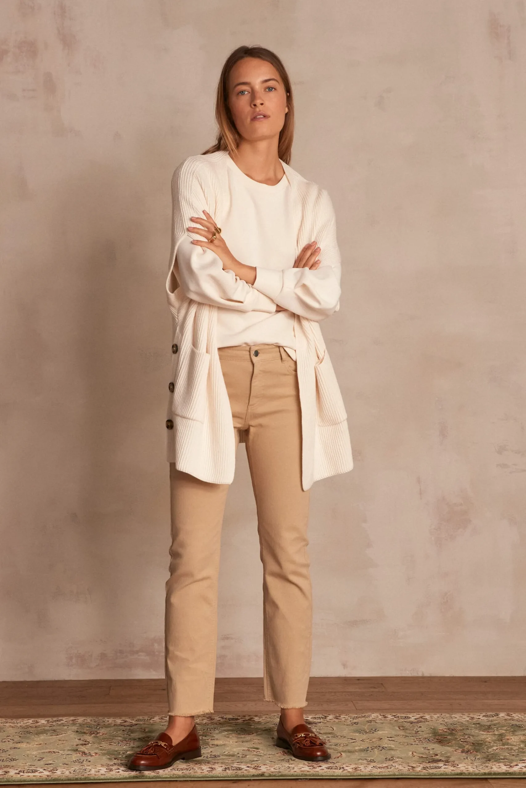 Maison 123 Jeans Droits|Les Morphologies En H>Jean droit Patience BEIGE