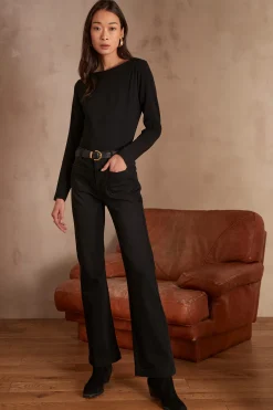 Maison 123 Jeans Flare Et Bootcut|Les Morphologies En A>Jean flare LOLA NOIR