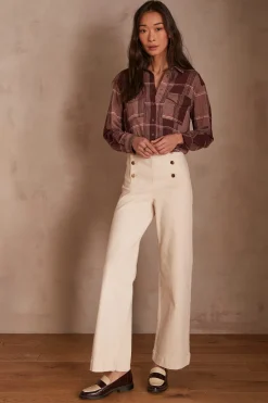 Maison 123 Jeans Taille Haute|Jeans Larges>Jean large OXAN CREME