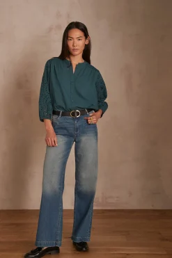 Maison 123 Jeans Larges|Jeans Flare Et Bootcut>Jean large SANDY DELAVE CLAIR
