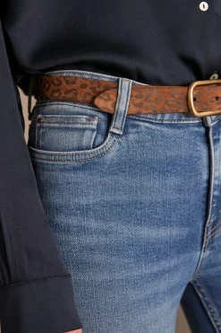 Maison 123 Jeans We Care|Jeans Droits>Jean SONIA Produit labellisé We Care mettant en avant l'utilisation de matières plus responsables et la valorisation de la production locale DELAVE CLAIR