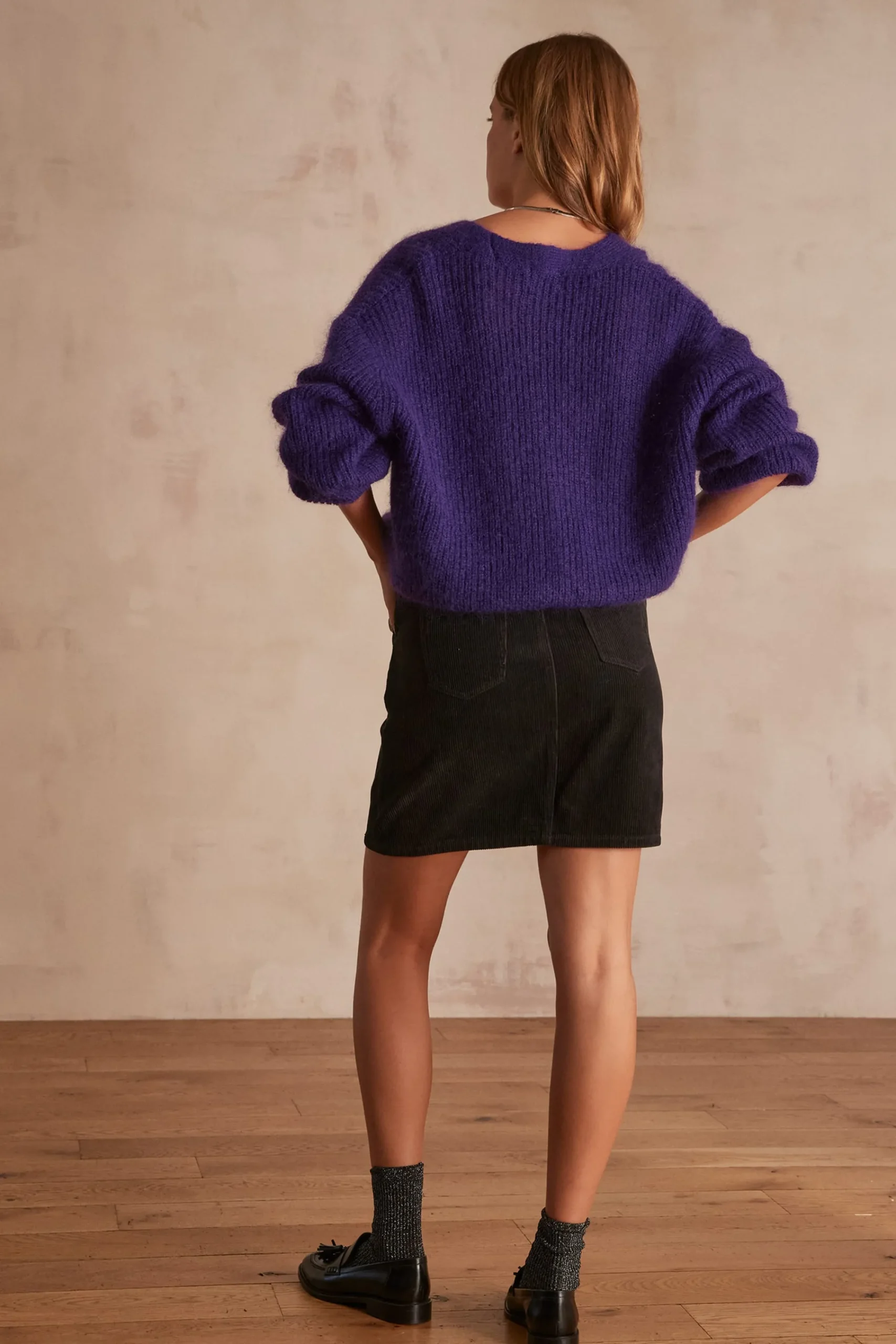 Maison 123 Jupes Courtes|Jupes Noires>Jupe BILLIE NOIR