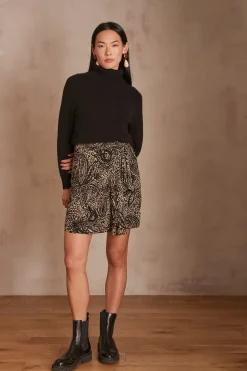 Maison 123 Jupes Noires>Jupe ELISE NOIR