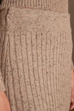 Maison 123 Jupes Longues Et Midi|Jupes En Maille>Jupe EMMA TAUPE FONCE