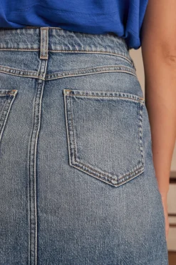 Maison 123 Jupes En Jean><noscript><img width=