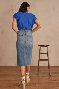 Maison 123 Jupes En Jean><noscript><img width=