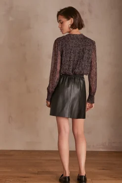 Maison 123 Jupes Longues Et Midi|Jupes Noires>Jupe EVY NOIR