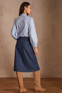 Maison 123 Jupes Longues Et Midi|Jupes En Jean><noscript><img width=