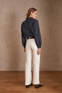 Maison 123 Jeans Flare Et Bootcut|Jeans Blancs><noscript><img width=