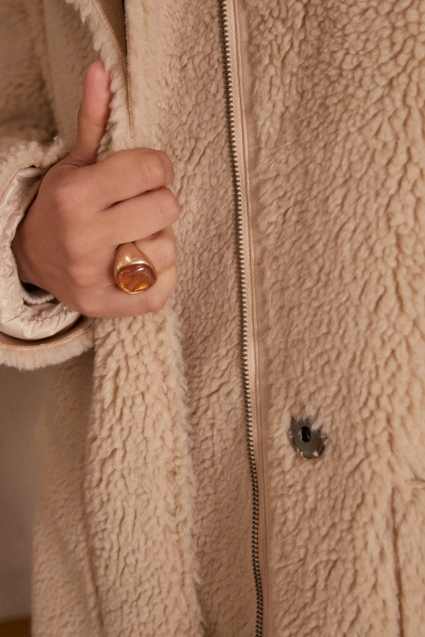Maison 123 Manteaux Longs>Manteau AGATHE NATUREL