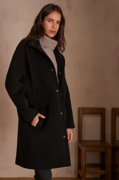 Maison 123 Manteaux Longs|Manteaux Courts>Manteau ALPHA NOIR