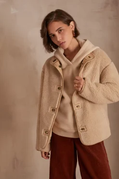 Maison 123 Manteaux Longs>Manteau NADJA BIS NATUREL