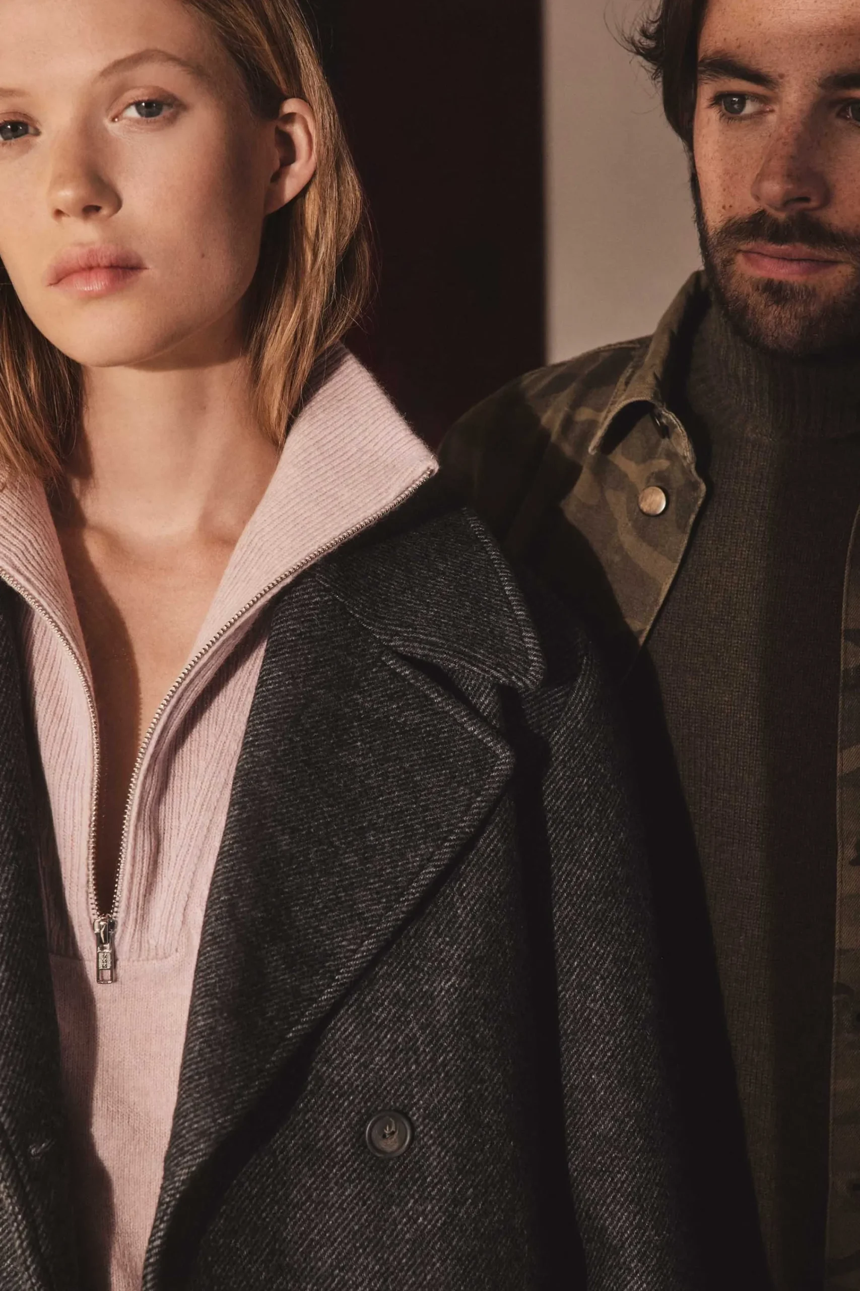 Maison 123 Manteaux Courts|Manteaux En Laine>Manteau unisexe FLETCHER BIS ANTHRACITE
