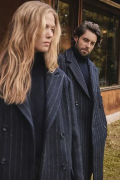 Maison 123 Manteaux Longs|Manteaux En Laine>Manteau unisexe MARLEY MARINE