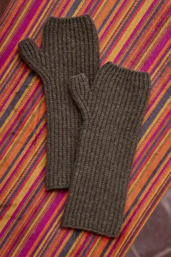 Maison 123 Gants>Mitaines en laine ANA OLIVE
