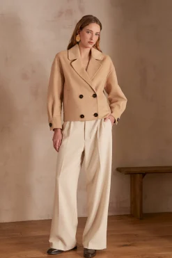 Maison 123 Pantalons Fluides|Pantalons Larges>Pantalon BENJI NATUREL