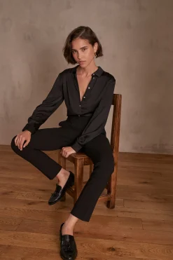 Maison 123 Pantalons De Tailleur|Pantalons Noirs>Pantalon FELIX NOIR