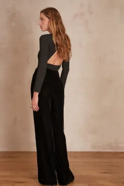 Maison 123 Pantalons Larges|Pantalons Noirs><noscript><img width=