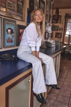 Maison 123 Jeans Larges|Jeans Flare Et Bootcut>Pantalon large SANDY SILVER