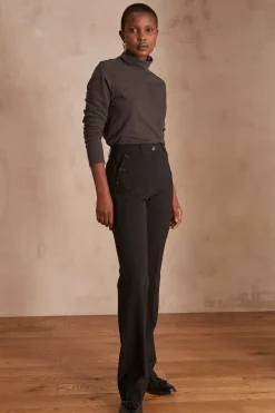 Maison 123 Pantalons De Tailleur|Pantalons Larges>Pantalon NINON NOIR