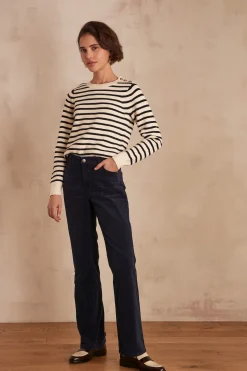 Maison 123 Pantalons Larges|Pantalons En Velours>Pantalon VANINA ENCRE
