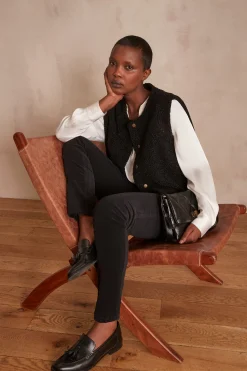 Maison 123 Pantalons Noirs|Pantalons En Velours><noscript><img width=