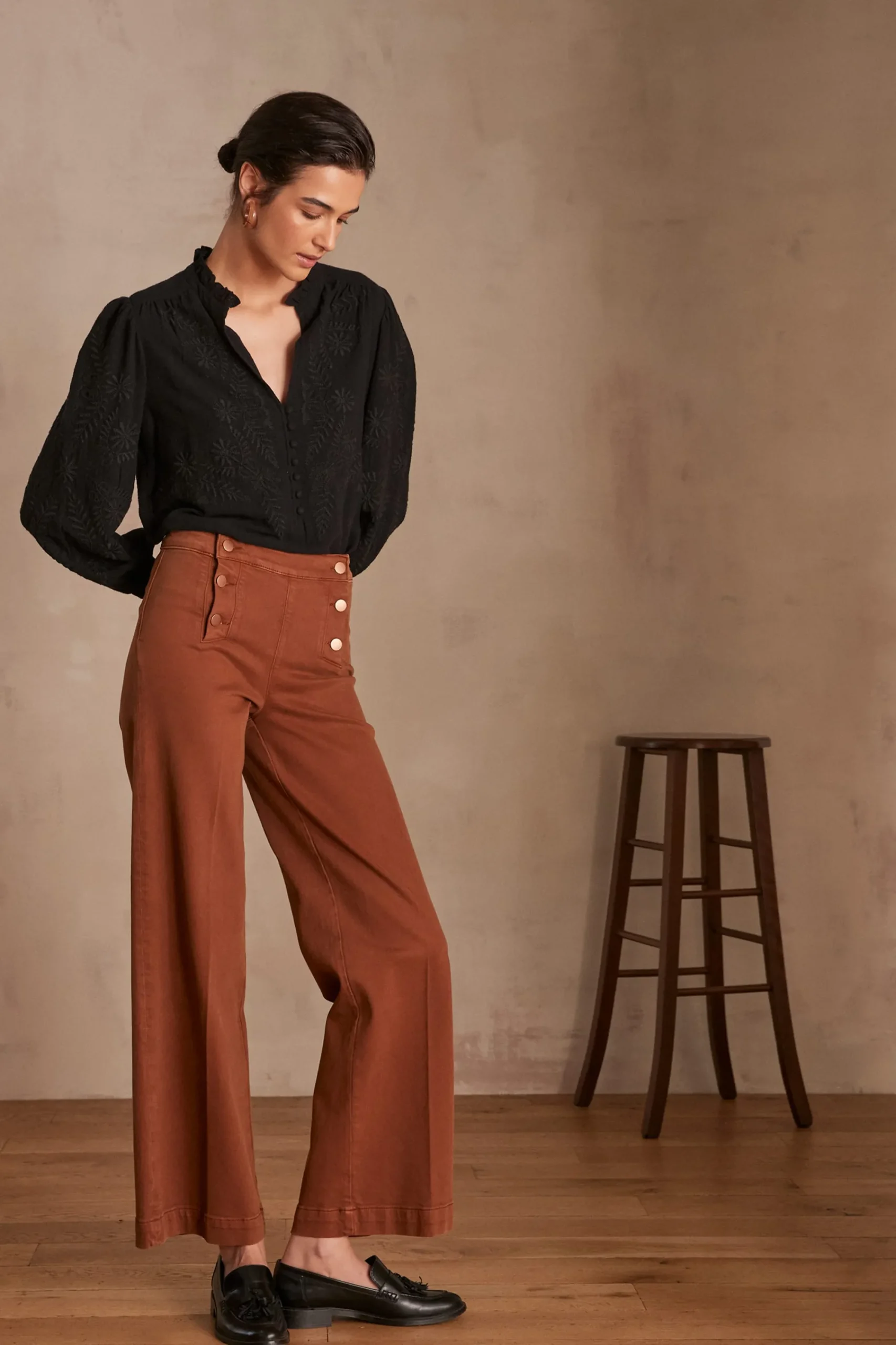 Maison 123 Jeans We Care|Jeans Taille Haute>Pantalon wideleg OXAN TOMETTE