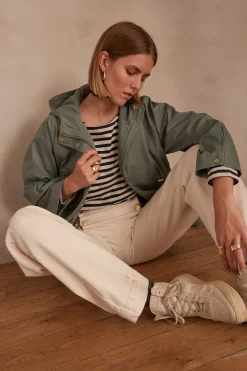 Maison 123 Manteaux Longs|Manteaux Courts>Parka ANNETTE FEUILLE