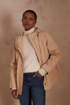 Maison 123 Manteaux Longs|Manteaux Courts>Parka ANNETTE BEIGE
