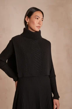 Maison 123 Echarpes|Cols Et Plastrons>Plastron LIAME NOIR
