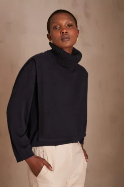 Maison 123 Echarpes|Cols Et Plastrons>Plastron LOLA MARINE